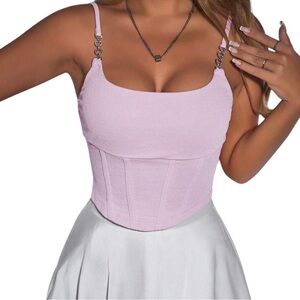 SHEIN Light Pink Tank Top🌸💕